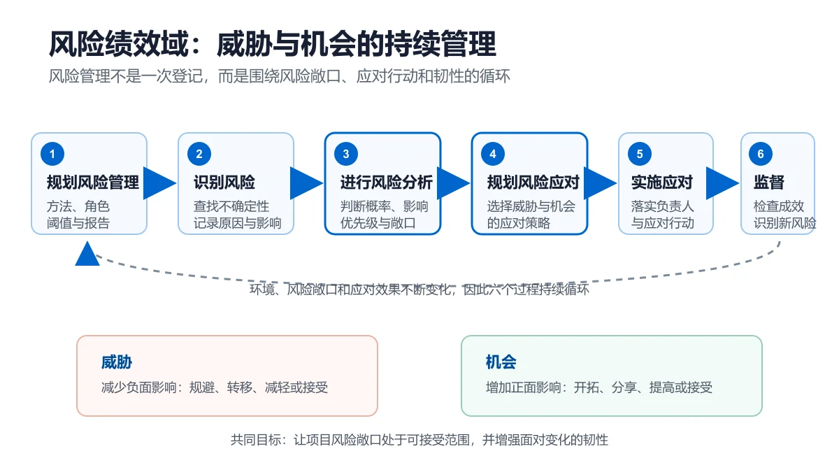 PMBOK第八版风险绩效域流程图